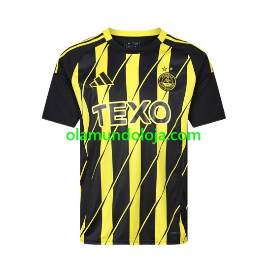 Camisola Aberdeen Homem Equipamento Segundo 2024-2025 Manga Curta